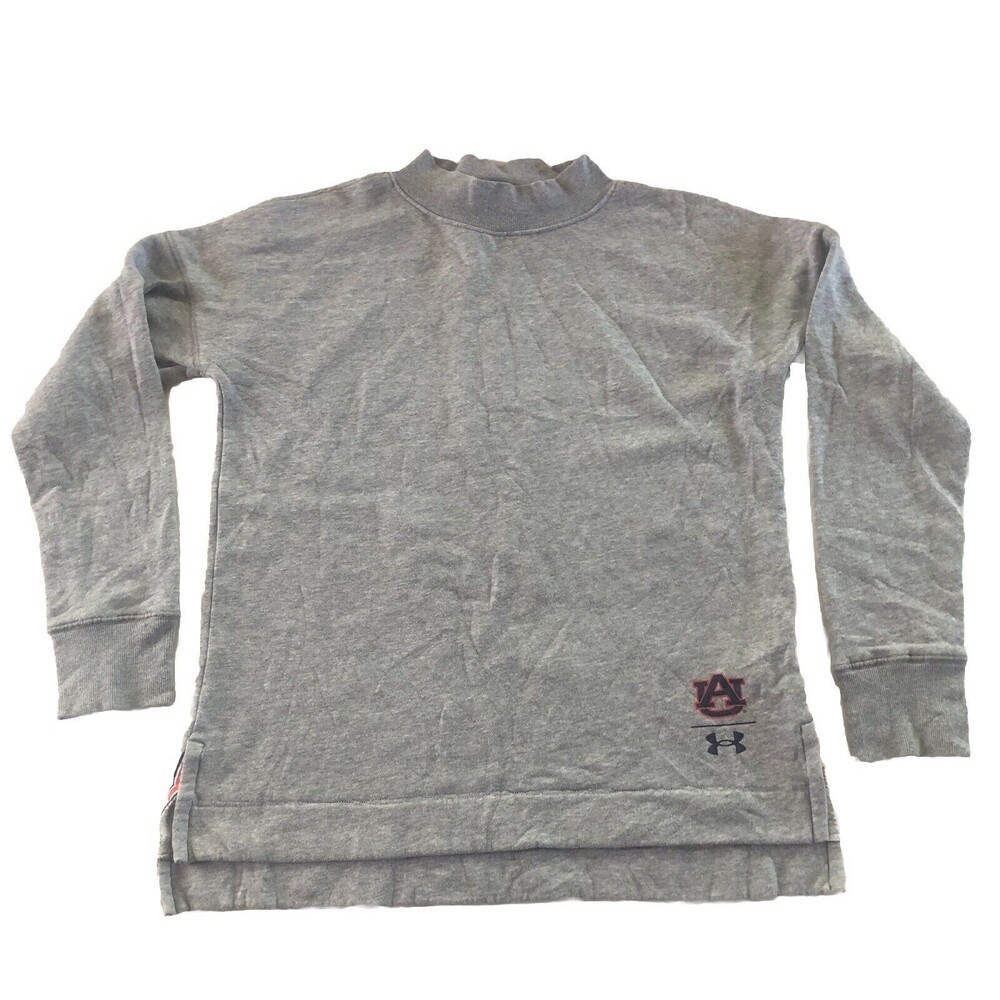 Under Armour Mock Neck Sweatshirt Auburn Small Petite